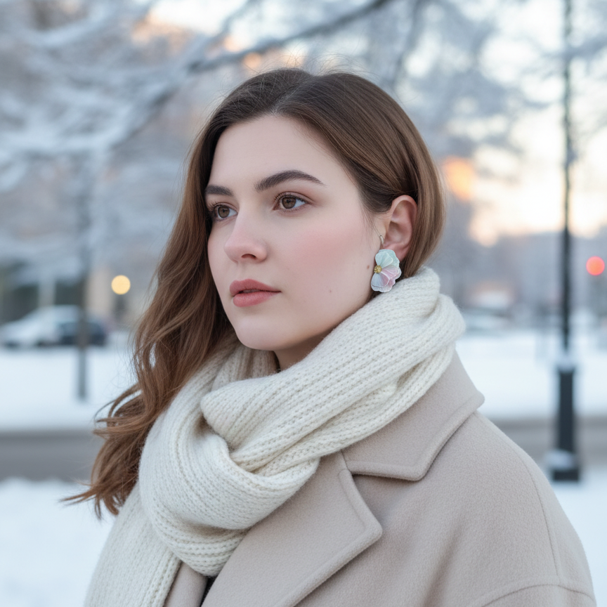 Brincos Sophia | degradê | polymer clay