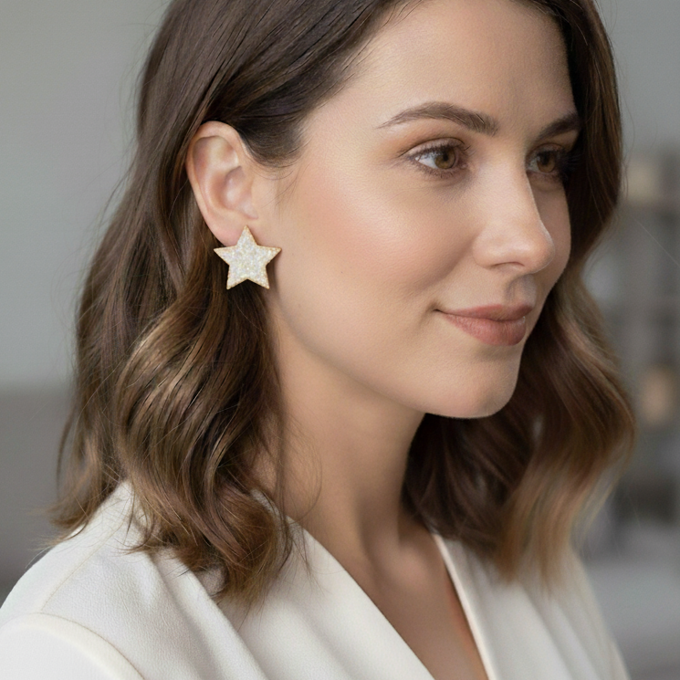 Pendientes Lyra | Arcilla polimérica | Resina