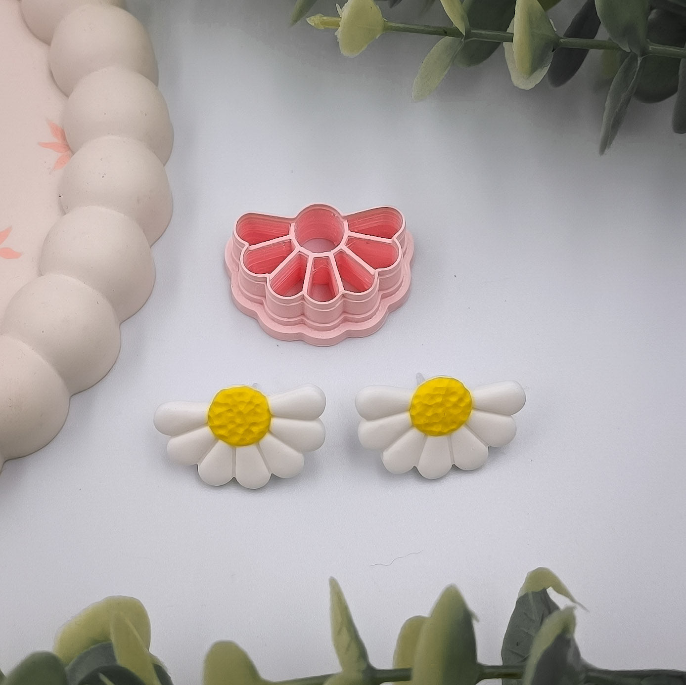 Metade margarida | flor | cortador | 2.5cm