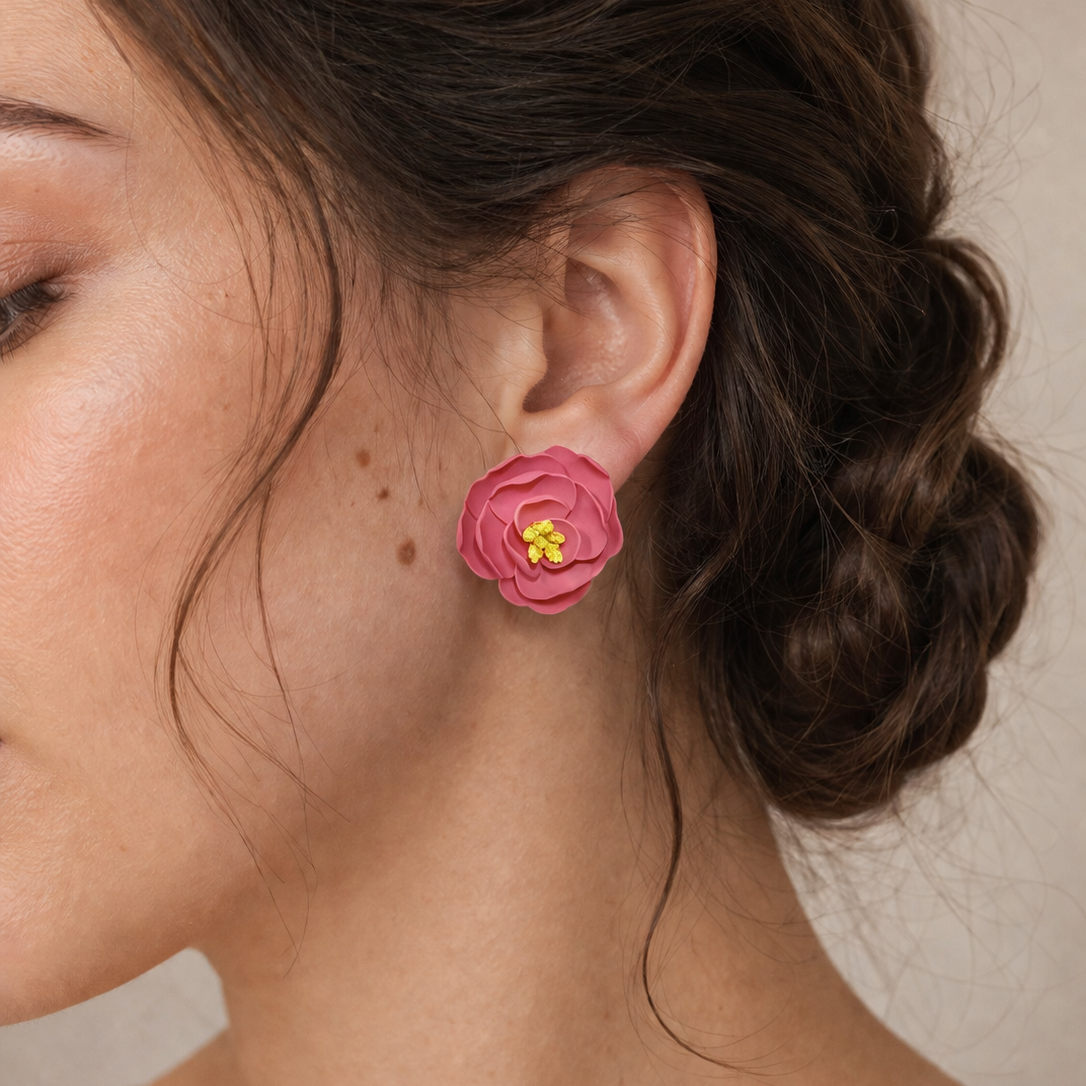 Brincos Camelia - Bloom Collection