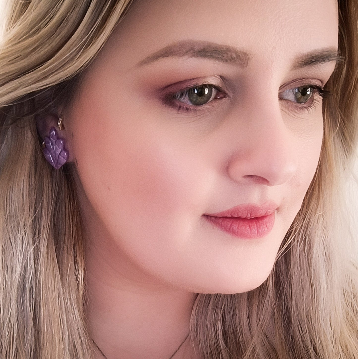 Brincos Ana de Castro | folha marmorizada | polymer clay e resina