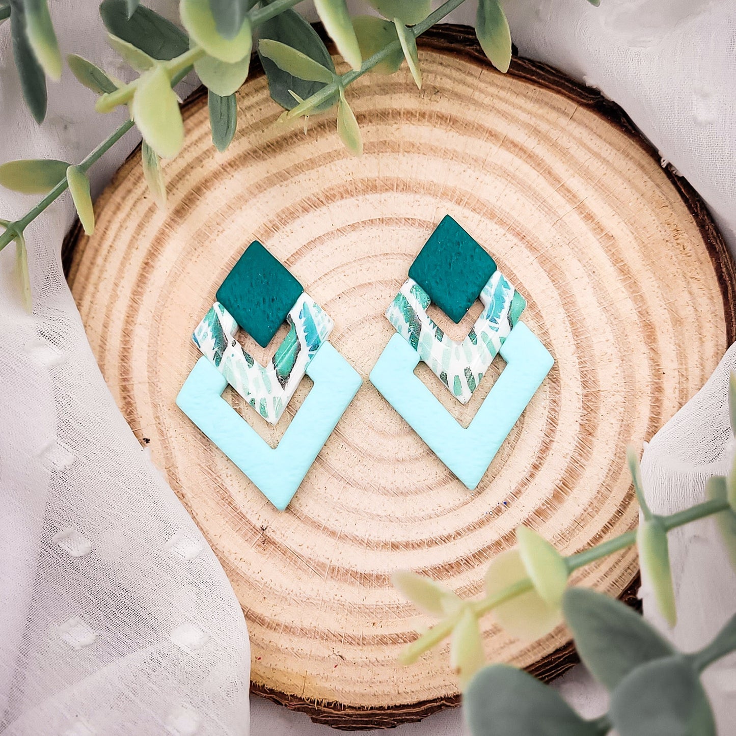 Brincos Litta | polymer clay