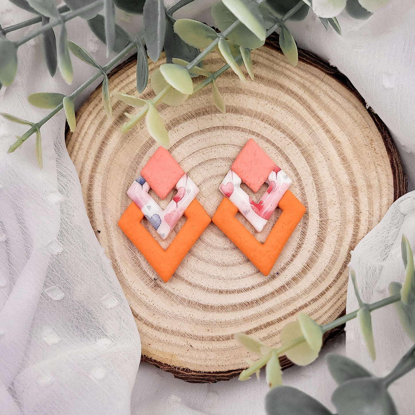 Brincos Litta | polymer clay