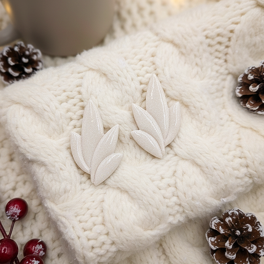 Brincos Amara | polymer clay | resina | glitter