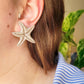 Brincos Mia | estrelas do mar | glitter | polymer clay