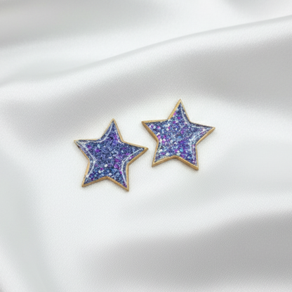 Pendientes Lyra | Arcilla polimérica | Resina