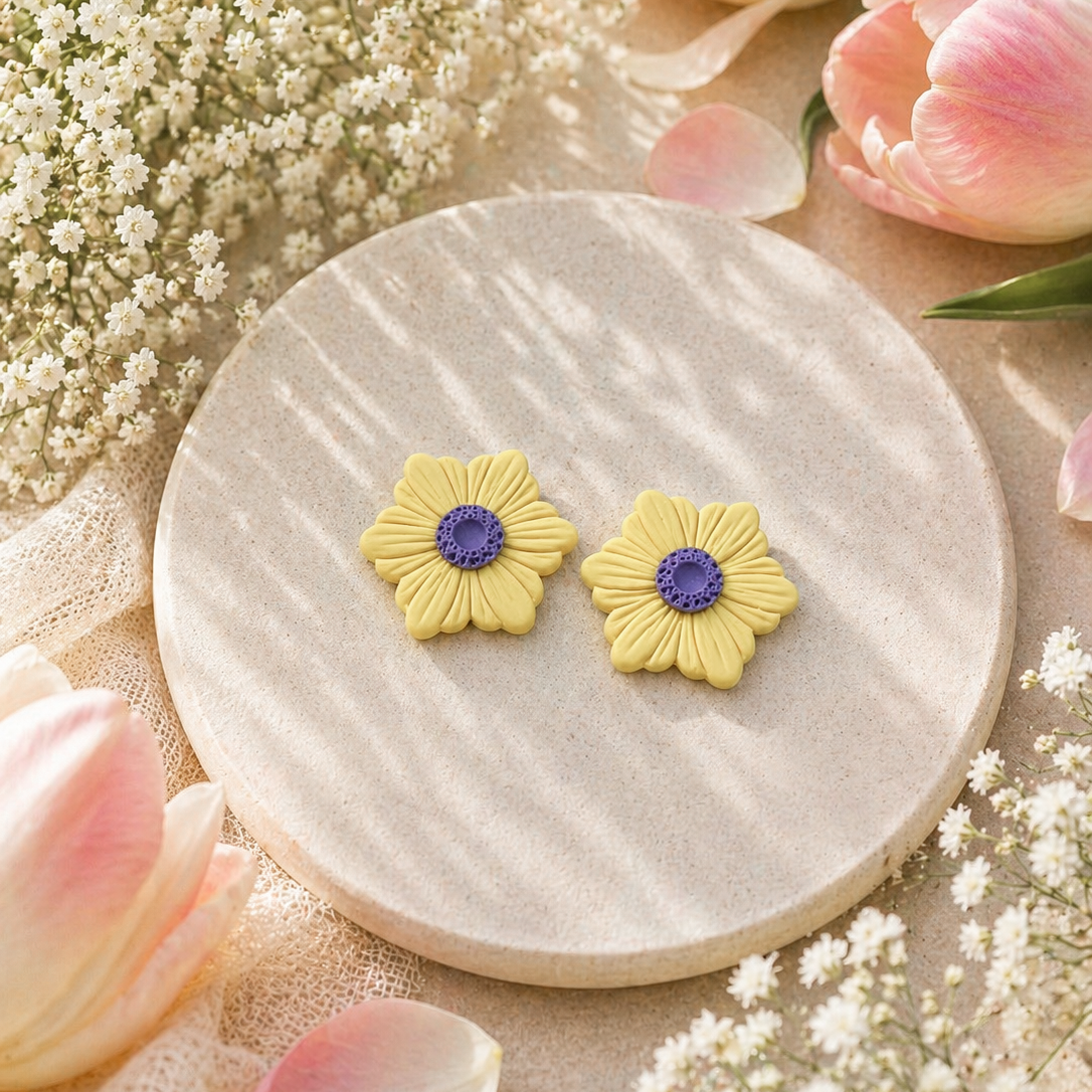 Brincos Daisy - Bloom Collection
