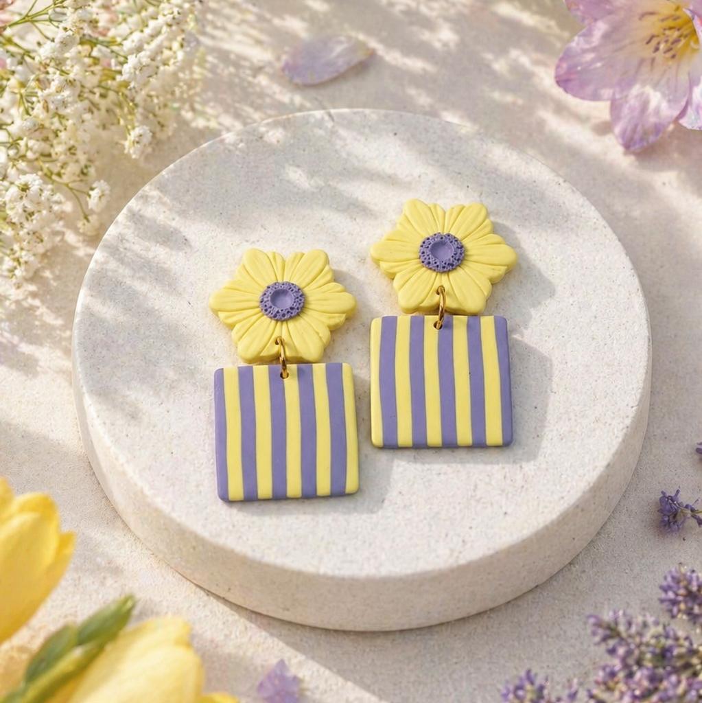Brincos Lila - Bloom Collection