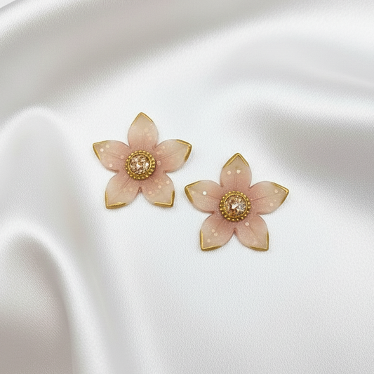 Brincos Jasmine | degradê | polymer clay