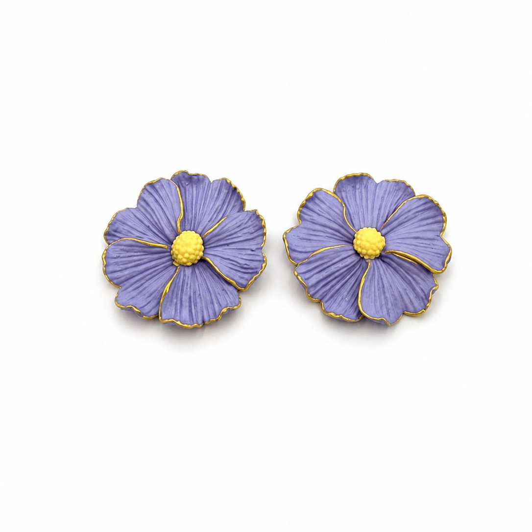 Brincos Violet - Bloom Collection