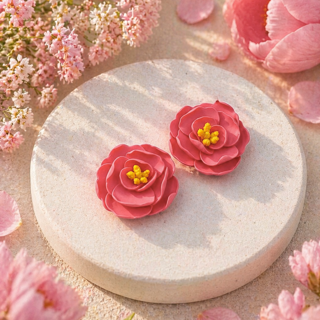 Brincos Camelia - Bloom Collection
