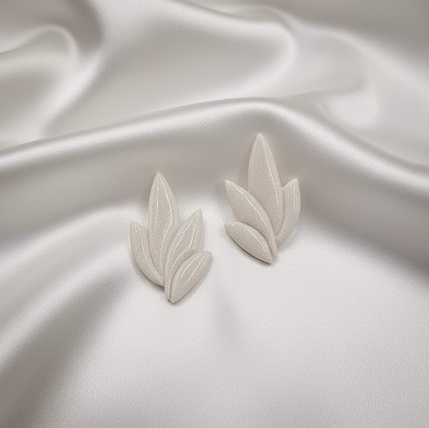 Brincos Amara | polymer clay | resina | glitter