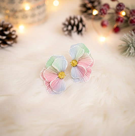 Brincos Sophia | degradê | polymer clay