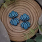 Brincos Coral | Conchas | glitter | polymer clay