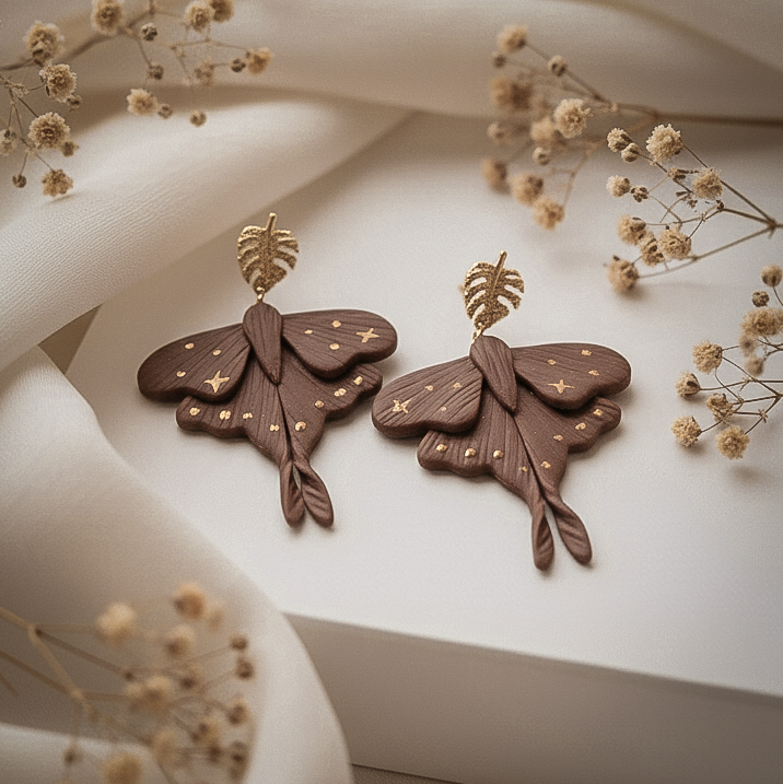 Brincos Mirelya | polymer clay