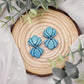 Brincos Coral | Conchas | glitter | polymer clay