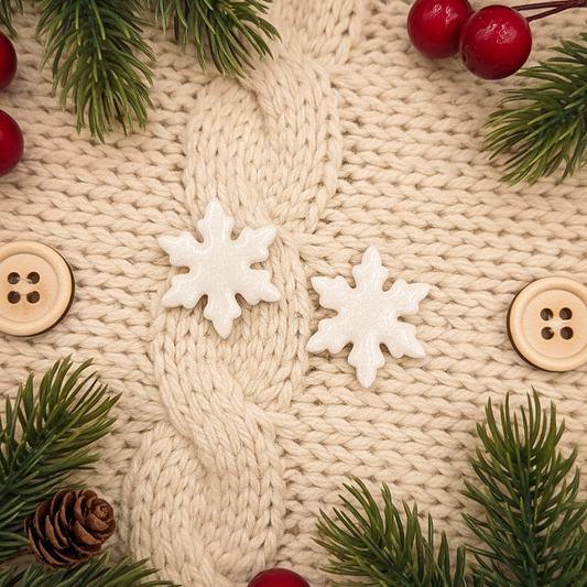 Brincos Eira | polymer clay | Glitter