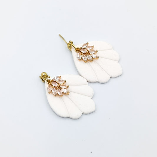 ♥ Brincos Emily | Zircônia | polymer clay